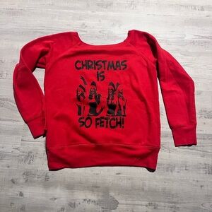 Christmas is so Fetch Mean Girls Red Christmas Sweatshirt